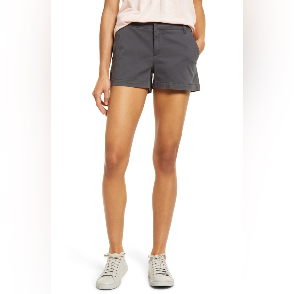 Caslon twill shorts; women’s size 6; grey ebony; brand new with tags (NWT)